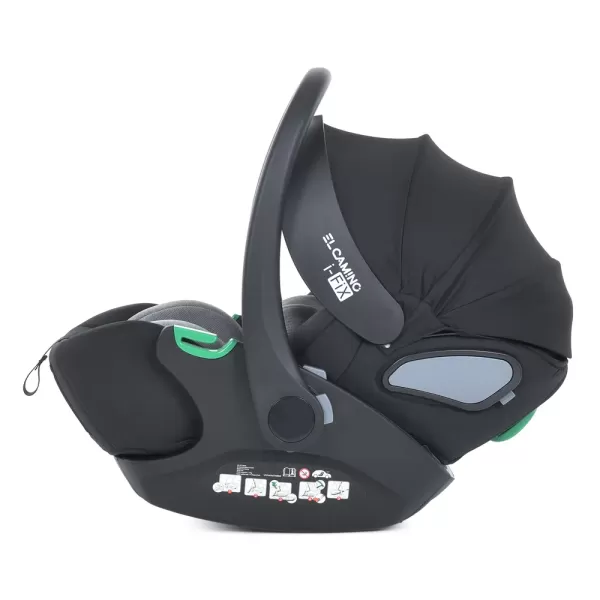 Автокрісло дитяче ME 1110 i-FIX Royal Dark Gray i-SIZE R129,зріст дит.40-87см,регул.підголівник,2ур.