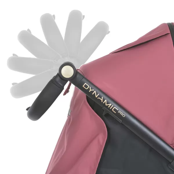 Візочок дитячий ME 1053-3 DYNAMIC PRO Dusty Rose до 22 кг,прогул.,регул.ручка,3 пол.спинки,чорн.рама