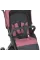 Візочок дитячий ME 1053-3 DYNAMIC PRO Dusty Rose до 22 кг,прогул.,регул.ручка,3 пол.спинки,чорн.рама
