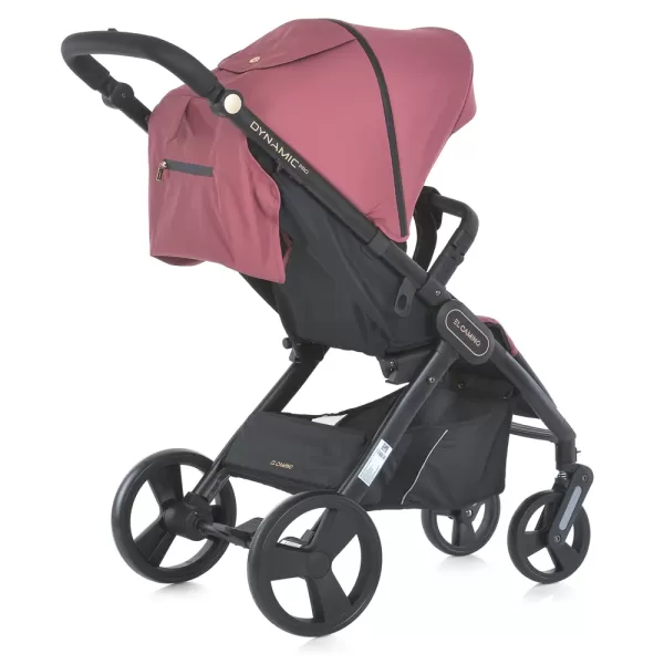 Візочок дитячий ME 1053-3 DYNAMIC PRO Dusty Rose до 22 кг,прогул.,регул.ручка,3 пол.спинки,чорн.рама