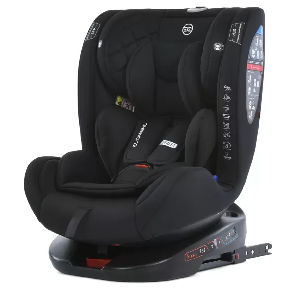 Автокрісло дитяче ME 1114 EVEREST Light Gray 0,1,2,3(до36кг),5-ти точ.рем.безп.,isofix,360,світ.-сір