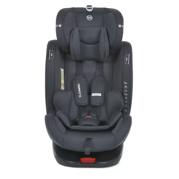 Автокрісло дитяче ME 1114 EVEREST Dark Gray 0,1,2,3(до36кг),5-ти точ.рем.безп.,isofix,360,темн.-сір.