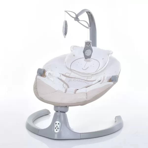 Заколисуючий центр ME 1116 CUTE Gray пульт,5швидк.,таймер,12мелод.,Bluetooth,USB,2полож.спинки,сірий