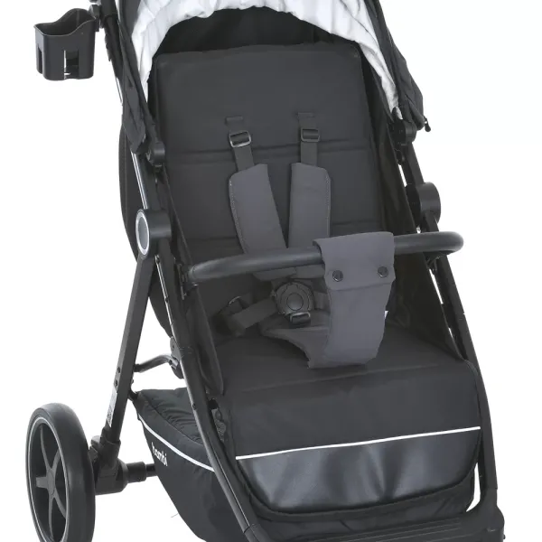 Візок дитячий M 5723 VIVA Ash gray прогулянковий, регул. ручка, алюміній, сірий.