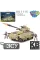 Конструктор KB 1115 військовий, танк, фігурки, 1114 дет., кор., 55,5-41-7,5 см.