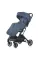 Візок дитячий M 5727 FLASH Blue прогулянковий, регул. ручка, алюміній, синій.