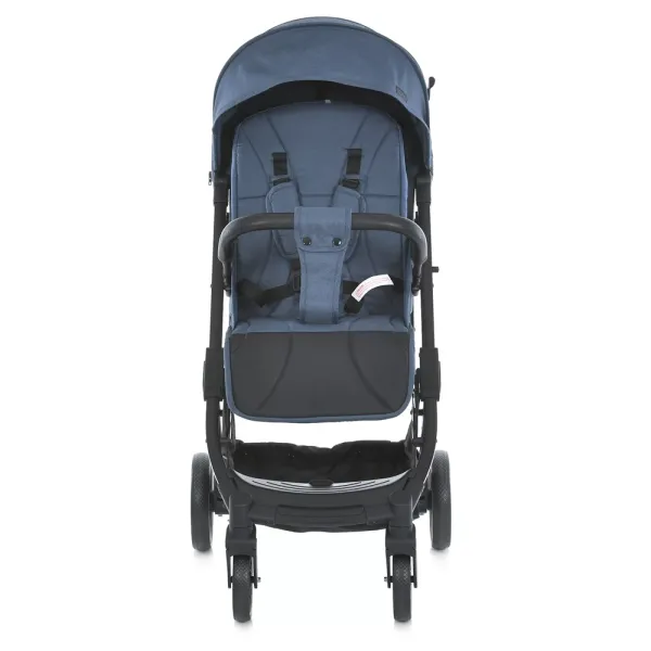 Візок дитячий M 5727 FLASH Blue прогулянковий, регул. ручка, алюміній, синій.