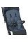 Візок дитячий M 5727 FLASH Blue прогулянковий, регул. ручка, алюміній, синій.