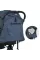 Візок дитячий M 5727 FLASH Blue прогулянковий, регул. ручка, алюміній, синій.