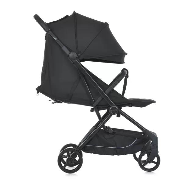 Візок дитячий ME 1118  MUSE Black до 22кг, прогулянковий, регул.ручка, 3 пол.спинки,чорн.рама,чорний