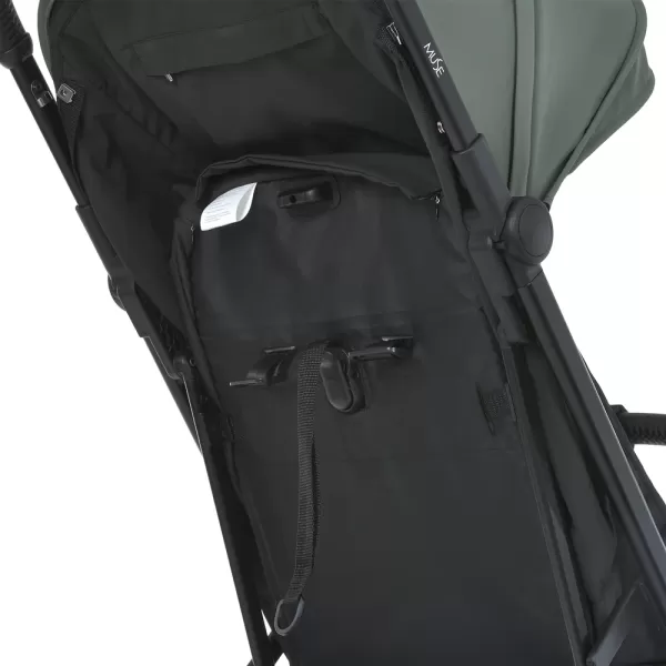 Візок дитячий ME 1118 MUSE Khaki Green до 22кг,прогулянковий,регул.ручка,3пол.спинки,чорн.рама,хакі.