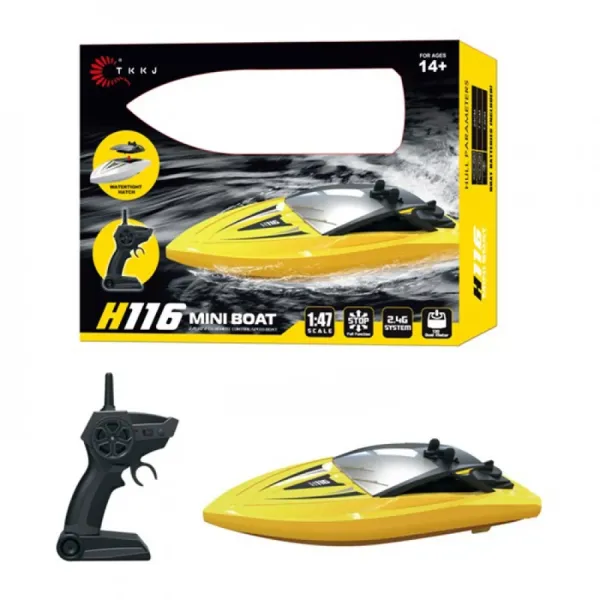 Катер H116 радіокер. 2,4G, акум., 1:47, USB, кор., 29-22-9 см.