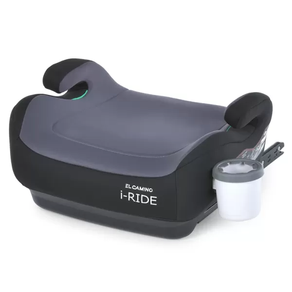 Автокрісло-бустер ME 1147 i-RIDE Stone Black дит.,i-SIZE R129(125-150см),isofix,підсклян.,темно-сіре