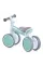 Біговел дитячий PROFI KIDS 7 д. MBB 1014-3 4 колеса EVA, алюм. рама, зелений
