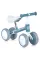 Біговел дитячий PROFI KIDS 6 д. MBB 1017-1 4 колеса EVA,сталева рама, блакитний