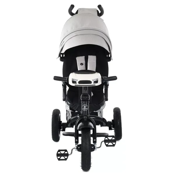 Велосипед MT 1007-12 3 кол.гума(12/10),оберт.сид.,3-точк.рем.безп.,USB/ВТ,пульт,світло,сумка,бежевий