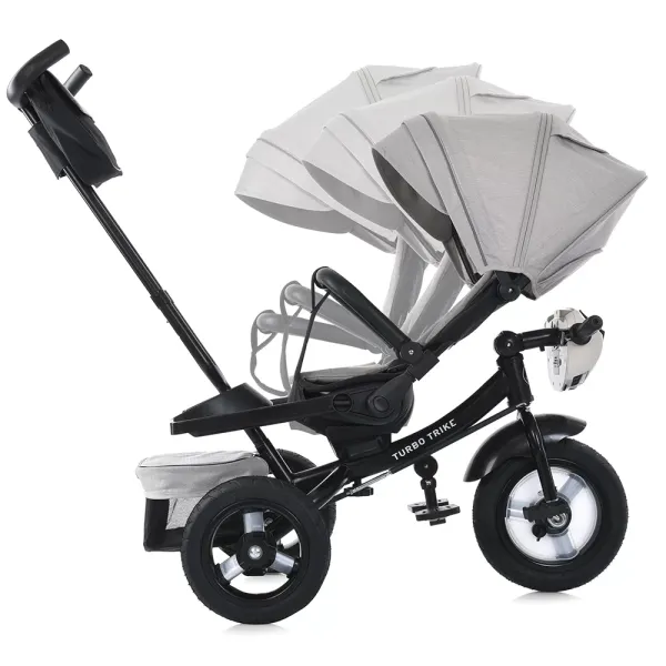 Велосипед MT 1007-12 3 кол.гума(12/10),оберт.сид.,3-точк.рем.безп.,USB/ВТ,пульт,світло,сумка,бежевий