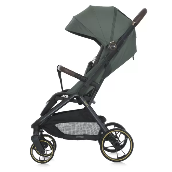 Візочок дитячий ME 1127-G BEYA Khaki Green прогулянковий,до 22кг,PU колеса 17,5 /22,5см,чохол,хакі.