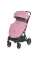 Візок дитячий ME 1127-S BEYA Blush Pink прогулянковий, до 22 кг, PU колеса, чохол, рожевий.