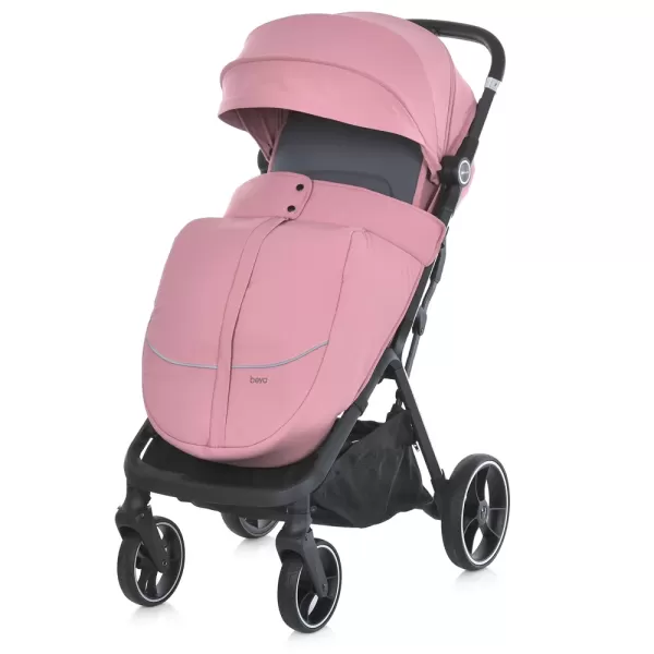 Візок дитячий ME 1127-S BEYA Blush Pink прогулянковий, до 22 кг, PU колеса, чохол, рожевий.