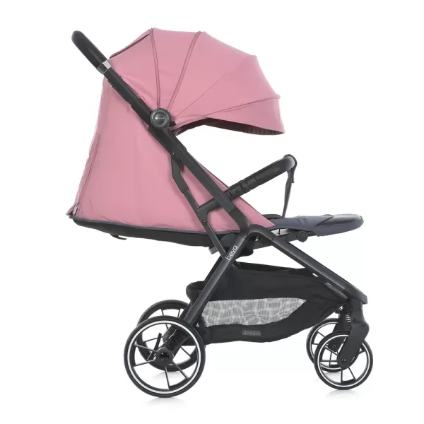 Візок дитячий ME 1127-S BEYA Blush Pink прогулянковий, до 22 кг, PU колеса, чохол, рожевий.
