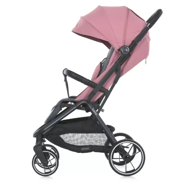 Візок дитячий ME 1127-S BEYA Blush Pink прогулянковий, до 22 кг, PU колеса, чохол, рожевий.