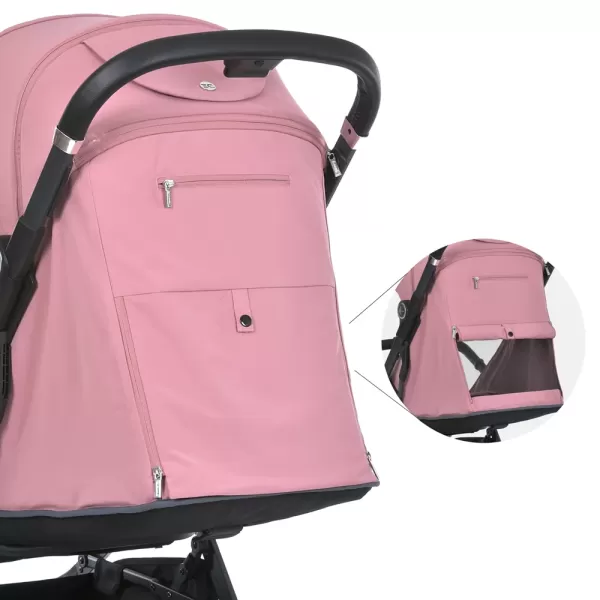 Візок дитячий ME 1127-S BEYA Blush Pink прогулянковий, до 22 кг, PU колеса, чохол, рожевий.
