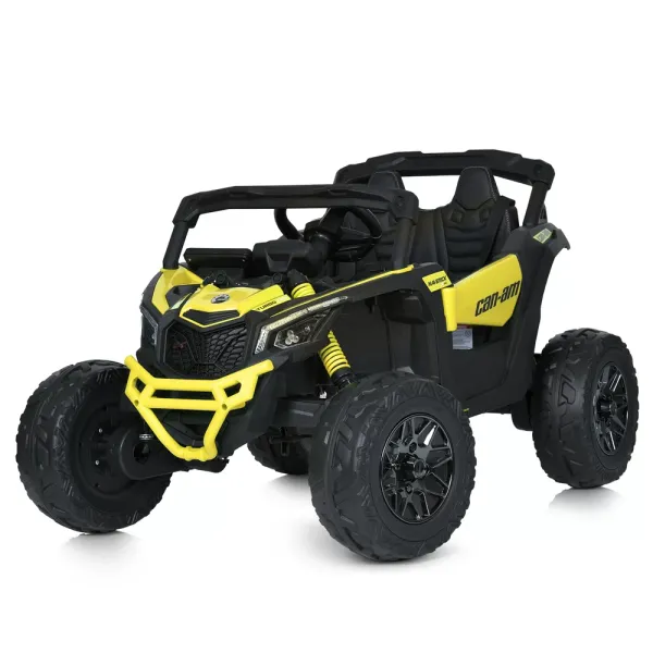 Джип M 5099EBLR-4(24V) 2,4G (радіокер.), 4 мотори 200W, 1 акум.24V7AH, EVA, шкiра, синій.