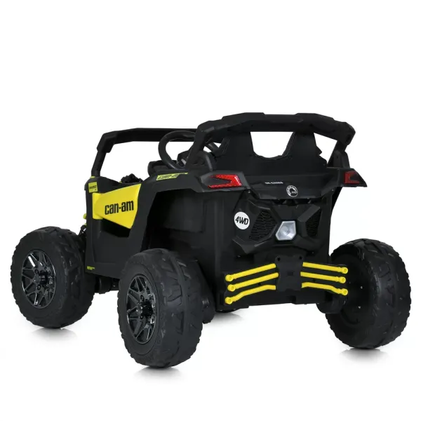 Джип M 5099EBLR-4(24V) 2,4G (радіокер.), 4 мотори 200W, 1 акум.24V7AH, EVA, шкiра, синій.