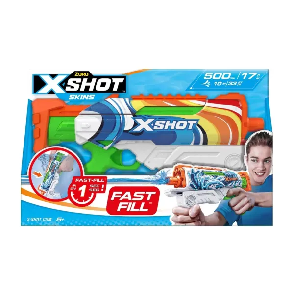 X -Shot Водний бластер Fast FIill Sins HYPERLOAD Malibu, 11854B