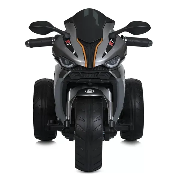 Мотоцикл M 5823ELS-11 1*12V5AH, 2*35W, MP3, TF, USB, BT, EVA, шкіра, муз., світло, фарб.срібний