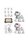 Тварина 878C  д/к(ІЧ),собака,акум.,виконує команди,USB,2кольори,муз.(англ,букви),світло,кор.,19-22