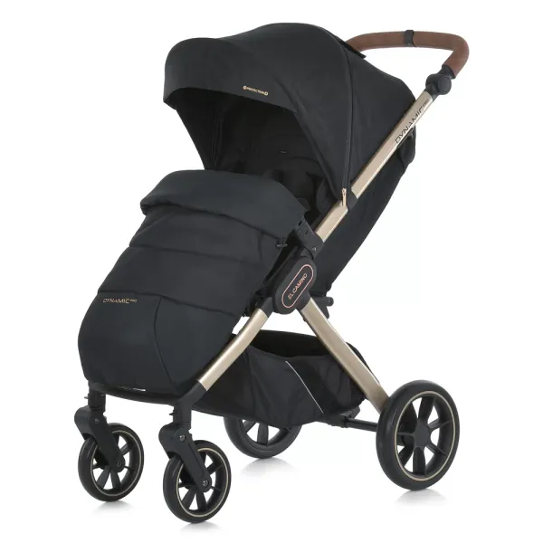 Візок дитячий ME 1053G-2 DYNAMIC PRO Special Black до 22кг,прогул.,регул.ручка,3пол.спинки,зол.рама.