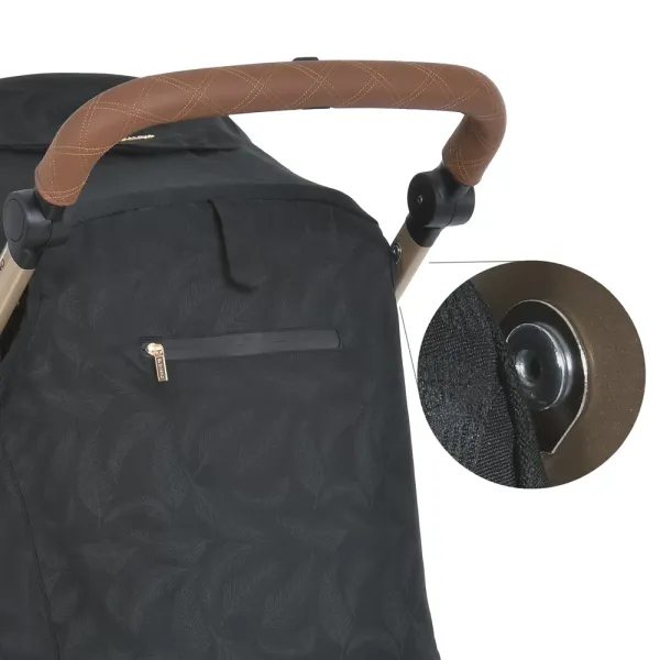 Візок дитячий ME 1053G-2 DYNAMIC PRO Special Black до 22кг,прогул.,регул.ручка,3пол.спинки,зол.рама.
