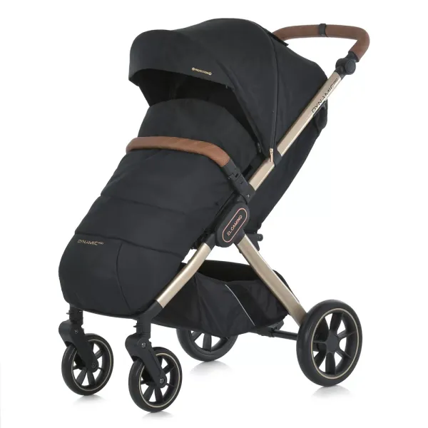 Візок дитячий ME 1053G-2 DYNAMIC PRO Special Black до 22кг,прогул.,регул.ручка,3пол.спинки,зол.рама.