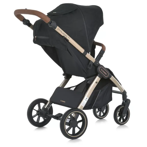Візок дитячий ME 1053G-2 DYNAMIC PRO Special Black до 22кг,прогул.,регул.ручка,3пол.спинки,зол.рама.