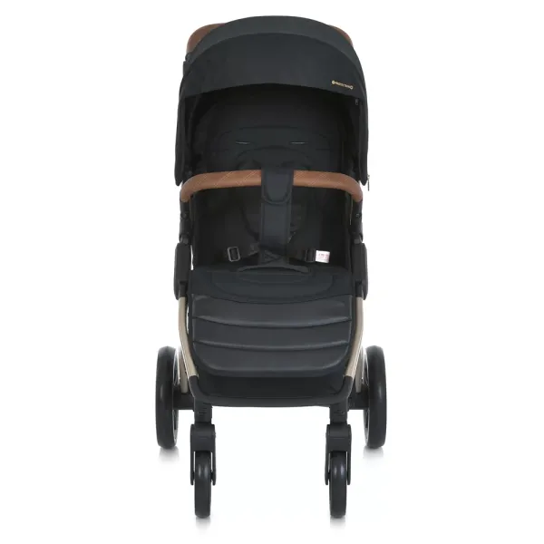 Візок дитячий ME 1053G-2 DYNAMIC PRO Special Black до 22кг,прогул.,регул.ручка,3пол.спинки,зол.рама.