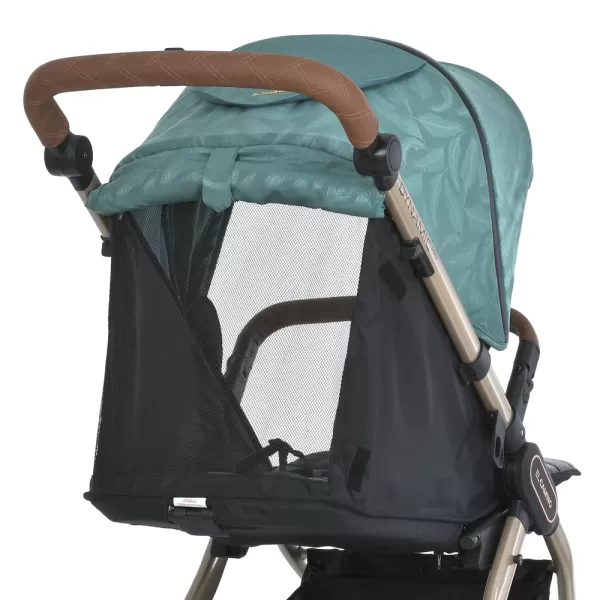 Візок дитячий ME 1053G-2 DYNAMIC PRO Special Mint до 22кг,прогул.,регул.ручка,3пол.спинки,зол.рама.