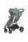 Візок дитячий ME 1053G-2 DYNAMIC PRO Special Mint до 22кг,прогул.,регул.ручка,3пол.спинки,зол.рама.