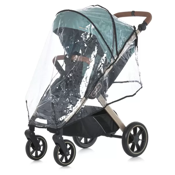 Візок дитячий ME 1053G-2 DYNAMIC PRO Special Mint до 22кг,прогул.,регул.ручка,3пол.спинки,зол.рама.