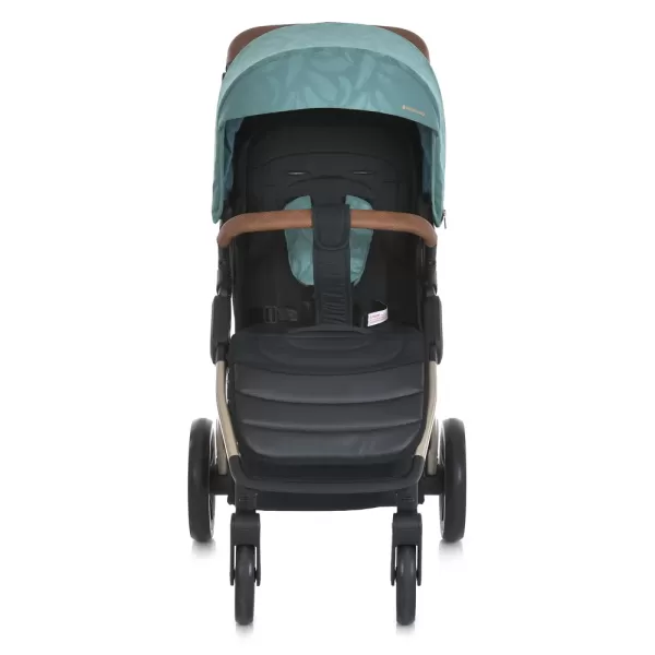 Візок дитячий ME 1053G-2 DYNAMIC PRO Special Mint до 22кг,прогул.,регул.ручка,3пол.спинки,зол.рама.