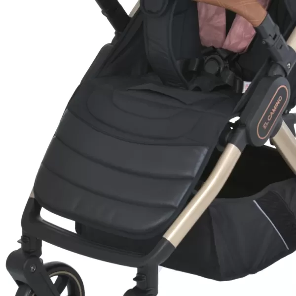 Візок дитячий ME 1053G-2 DYNAMIC PRO Special Pink до 22кг,прогул.,регул.ручка,3пол.спинки,зол.рама.