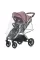 Візок дитячий ME 1053G-2 DYNAMIC PRO Special Pink до 22кг,прогул.,регул.ручка,3пол.спинки,зол.рама.