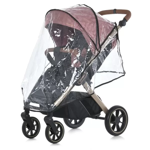 Візок дитячий ME 1053G-2 DYNAMIC PRO Special Pink до 22кг,прогул.,регул.ручка,3пол.спинки,зол.рама.