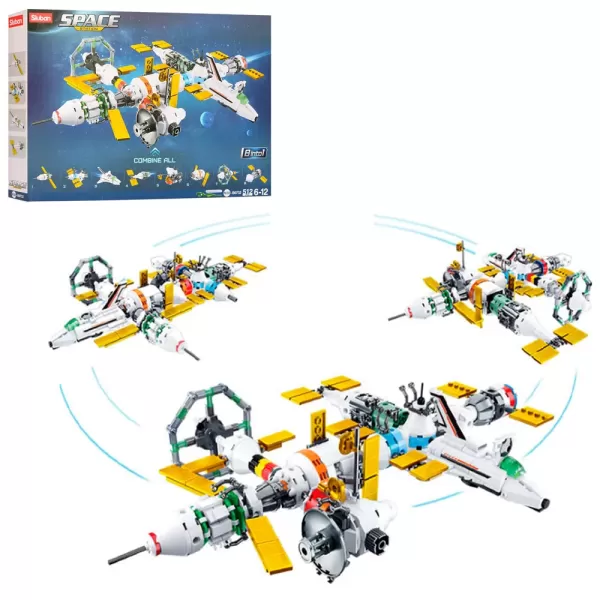 Конструктор SLUBAN M38-B0732 "Space": Космічна станція, 512 дет.