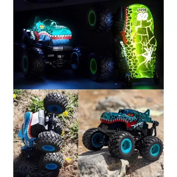 Машина UJ99-T201 радіок.2,4G,акум.,1:20,небит.корпус-диноз.,гум.колеса,USB,2кольори,муз.,світло,кор.