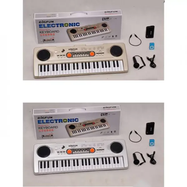 Синтезатор BF-530D4 49 клавіш, мікрофон, MP3,запис,16 тонів,MP3плеєр (TFслот,USB вхід),муз.,бат.,кор