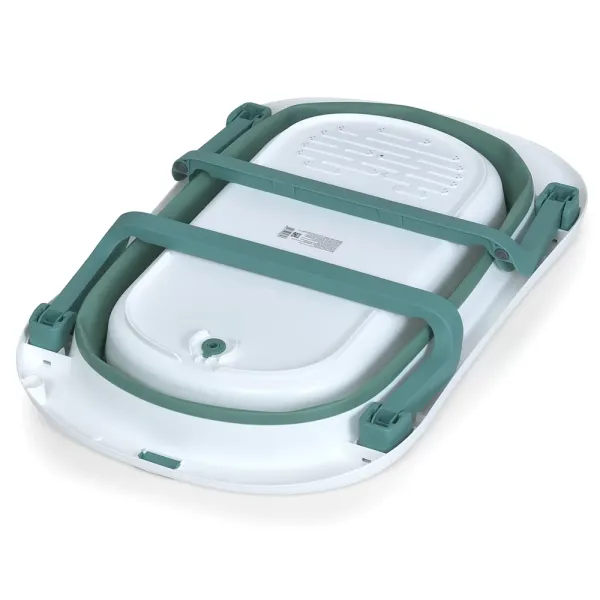 Ванночка ME 1151 PLUS Deep Green  дитяча,з термометром,вкладиш,силікон,склад.,зелений,78,3*49,3*20,5