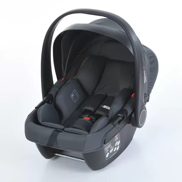 Автокрісло дитяче ME 1176 i-LINE Melange Black i-SIZE R129,зріст 40-87см., рег.підголівник,чорний