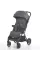 Візок дитячий ME 1127-B BEYA Midnight Gray прогулянковий,до 22 кг,PU колеса 17,5/22,5см.,чохол,сірий